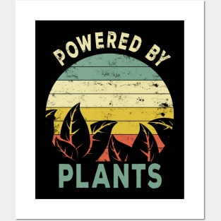 Vegan powered by plants veganism veggie Posters and Art